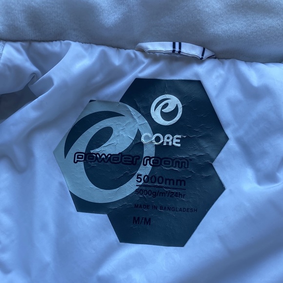 ☮️☮️☮️☮️Core powder room winter jacket very small stain on the inside ☮️☮️ 9/10 - Picture 15 of 16